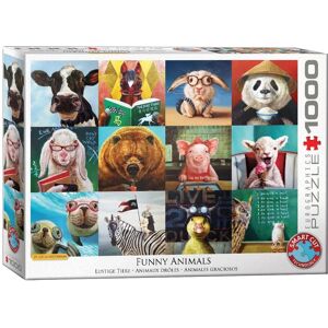 Eurographics Puzzle 1000 Stück - Lustige Tiere - L. Heffernan Eurographics Puzzle 1000 Stück - Lustige Tiere - L. Heffernan