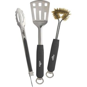 Set di utensili da barbecue in acciaio inossidabile 3 pezzi - Travel Q Set di utensili da barbecue in acciaio inossidabile 3 pezzi - Travel Q