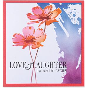 Sizzix 665261 Layered Stencils - Flowes by Olivia Rose - Stencil Sizzix 665261 Layered Stencils - Flowes by Olivia Rose - Stencil