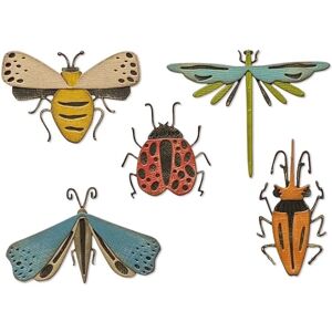 Set de plantillas Sizzix Thinlits Insectos Divertidos - Plantilla Set de plantillas Sizzix Thinlits Insectos Divertidos - Plantilla