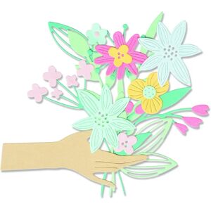 Sizzix 665895 - Pass the Bouquet - Pack de 12 - Set de troqueles Sizzix 665895 - Pass the Bouquet - Pack de 12 - Set de troqueles