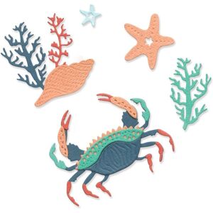 Sizzix Ocean Medley Die-Cut Stencil - Stanzschablone for Scrapbooking Sizzix Ocean Medley Die-Cut Stencil - Stanzschablone for Scrapbooking