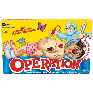 Hasbro Operation Classic Board Game - Family Fun with Classic Ailments Hasbro Operation Classic Board Game - Family Fun with Classic Ailments