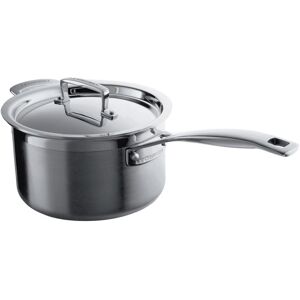 Le Creuset 20cm Stainless Steel Saucepan with Lid & Helper Handle - Saucepan Le Creuset 20cm Stainless Steel Saucepan with Lid & Helper Handle - Saucepan