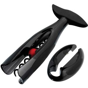 Le Creuset Black GS-200 Wine Accessories Set - Corkscrew & Foil Cutter Le Creuset Black GS-200 Wine Accessories Set - Corkscrew & Foil Cutter