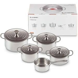 Le Creuset Stainless Steel 5 Piece Cookware Set Le Creuset Stainless Steel 5 Piece Cookware Set