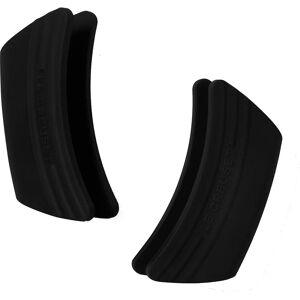 Le Creuset Black Onyx Heat Resistant Silicone Handle Grips Set of 2 Le Creuset Black Onyx Heat Resistant Silicone Handle Grips Set of 2