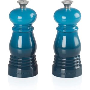 Le Creuset Deep Teal Salt and Pepper Mills Set Le Creuset Deep Teal Salt and Pepper Mills Set