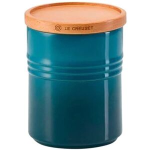 Le Creuset Tarro de almacenamiento mediano Deep Teal - Tarro de almacenamiento Le Creuset Tarro de almacenamiento mediano Deep Teal - Tarro de almacenamiento