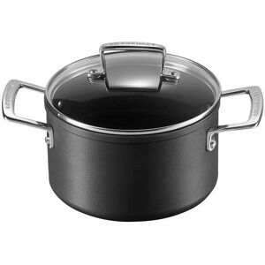 Le Creuset 18cm Deep Casserole - Non-Stick, Black Le Creuset 18cm Deep Casserole - Non-Stick, Black