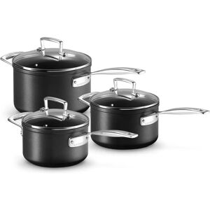Le Creuset Toughened Non-Stick Saucepan Set - 3 Pieces, 16, 18, 20 cm Le Creuset Toughened Non-Stick Saucepan Set - 3 Pieces, 16, 18, 20 cm