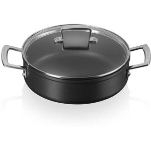 Le Creuset 28cm Toughened Non-Stick Sauteuse - Sauteuse Pan with Glass Lid Le Creuset 28cm Toughened Non-Stick Sauteuse - Sauteuse Pan with Glass Lid