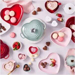 Le Creuset Cherry Heart Cups & Saucers - Cups & Saucers Le Creuset Cherry Heart Cups & Saucers - Cups & Saucers