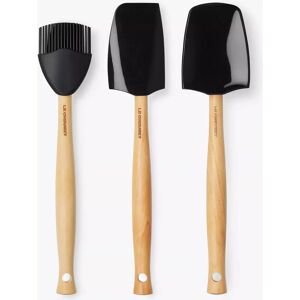 Le Creuset Black Onyx Silicone Utensil Set - Kitchen Tools Le Creuset Black Onyx Silicone Utensil Set - Kitchen Tools