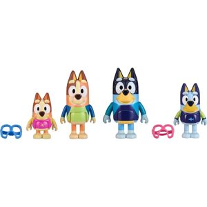Bluey Family Beach Day 4 Figure Pack - Children's Toy Bluey Family Beach Day 4 Figure Pack - Children's Toy