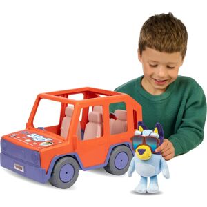 Bluey Perheleikkiajoneuvo pehmolelulla ja tarroilla Bluey Perheleikkiajoneuvo pehmolelulla ja tarroilla