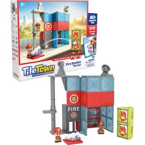 Tile Town Fire Station Building Blocks - Educational Toy for Kids Tile Town Fire Station Building Blocks - Educational Toy for Kids