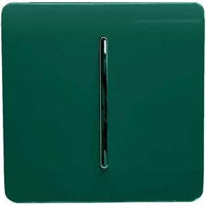 Trendi - Switch Trendi 1 Gang - Dark Green - Glossy Light Switch Trendi - Switch Trendi 1 Gang - Dark Green - Glossy Light Switch