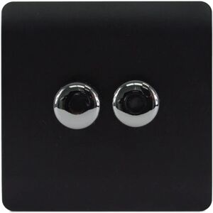 Trendi Black LED Dimmer Switch - Switch & Socket Trendi Black LED Dimmer Switch - Switch & Socket