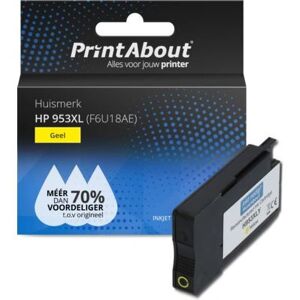 PrintAbout F6U18AE Gele Hoge Capaciteit Inktcartridge PrintAbout F6U18AE Gele Hoge Capaciteit Inktcartridge