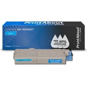 PrintAbout Cyan Toner Cartridge - Kompatibel mit OKI PrintAbout Cyan Toner Cartridge - Kompatibel mit OKI