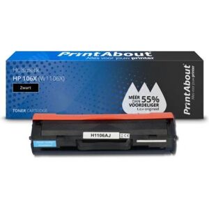 PrintAbout Cartouche de toner W1106X - Noir Grande Capacité - Publicité PrintAbout Cartouche de toner W1106X - Noir Grande Capacité - Publicité