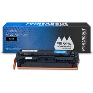 Toner PrintAbout CF400A Noir - Compatible avec HP 201A - Publicité Toner PrintAbout CF400A Noir - Compatible avec HP 201A - Publicité