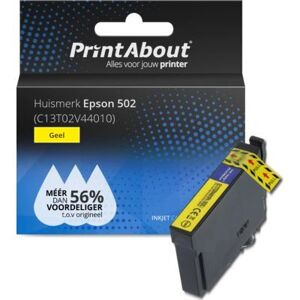PrintAbout Epson 502 Gelb Tintenpatrone - Kompatibel, Hohe Kapazität PrintAbout Epson 502 Gelb Tintenpatrone - Kompatibel, Hohe Kapazität