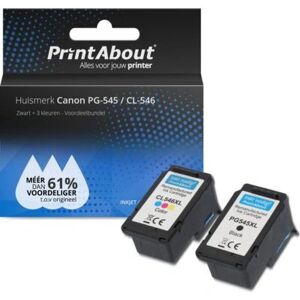 Cartouche d'encre Canon PG-545 / CL-546 - Pack multiple noir + 3 couleurs Cartouche d'encre Canon PG-545 / CL-546 - Pack multiple noir + 3 couleurs