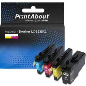 PrintAbout LC-3235XL Tintenpatrone - 4-färbig, Multipack, Lange Garantie PrintAbout LC-3235XL Tintenpatrone - 4-färbig, Multipack, Lange Garantie