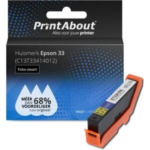 PrintAbout C13T33414012 Tintenpatrone - Schwarz - Für Epson 33 PrintAbout C13T33414012 Tintenpatrone - Schwarz - Für Epson 33