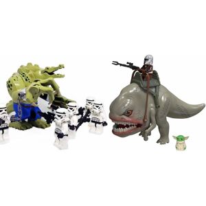 Bonxaif - Stormtrooper Croc VS Blurrg - Rancor Minifigures Bonxaif - Stormtrooper Croc VS Blurrg - Rancor Minifigures