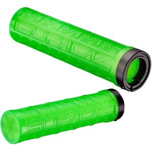 Poignées GRIZIPS Vert Néon Double Densité Lock-On SUPACAZ - Poignées de Guidon - Publicité Poignées GRIZIPS Vert Néon Double Densité Lock-On SUPACAZ - Poignées de Guidon - Publicité