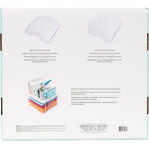 We R Memory Keepers 660476 Rangement - Plateaux empilables - Transparent - Publicité We R Memory Keepers 660476 Rangement - Plateaux empilables - Transparent - Publicité