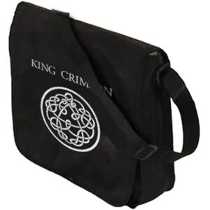 King Crimson Messenger Väska - Vinyl Band Logotyp - Svart King Crimson Messenger Väska - Vinyl Band Logotyp - Svart