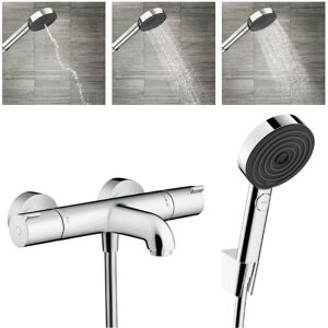 Hansgrohe Ecostat Set with Thermostatic Mixer - Chrome Hansgrohe Ecostat Set with Thermostatic Mixer - Chrome
