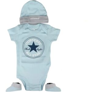 Converse 0-6 M Baby-Set - Blau - Body, Mütze, Socken - Baby Produkt Converse 0-6 M Baby-Set - Blau - Body, Mütze, Socken - Baby Produkt