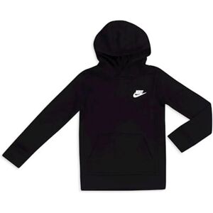 Nike NKB Club Fleece Hoodie - Kids, Black, Model 116 Nike NKB Club Fleece Hoodie - Kids, Black, Model 116