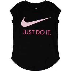 Nike Girl Grey Swoosh T-shirt - T-shirt Nike Girl Grey Swoosh T-shirt - T-shirt