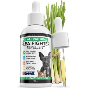 The Healthy Dog Co All Natural Flea Fighter - Flea, Tick & Lice Repellent for Dogs & Cats The Healthy Dog Co All Natural Flea Fighter - Flea, Tick & Lice Repellent for Dogs & Cats