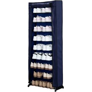 Herzberg HG-8076 Étagère à chaussures 9 niveaux Bleu - Publicité Herzberg HG-8076 Étagère à chaussures 9 niveaux Bleu - Publicité