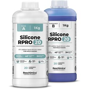 RESCHIMICA - R PRO 20 - 2 kg - 1:1 - caoutchouc de moulage en silicone - Publicité RESCHIMICA - R PRO 20 - 2 kg - 1:1 - caoutchouc de moulage en silicone - Publicité