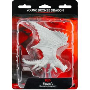 Wizkids Young Bronze Dragon Miniature - Unpainted Wizkids Young Bronze Dragon Miniature - Unpainted