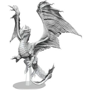WizKids Adult Bronze Dragon Miniature - D&D Unpainted Figurine WizKids Adult Bronze Dragon Miniature - D&D Unpainted Figurine
