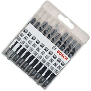 Bosch Pro 10tlg. Stichsägeblatt-Set Basic - Saw Blades for Wood Bosch Pro 10tlg. Stichsägeblatt-Set Basic - Saw Blades for Wood