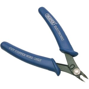 Draper 52589 130 mm Electronics Nippers - Flush-Cut Draper 52589 130 mm Electronics Nippers - Flush-Cut