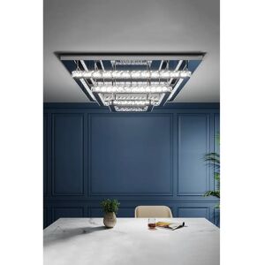 Livingandhome - Crystal LED Ceiling Light - Square - Crystal - Ceiling Light Livingandhome - Crystal LED Ceiling Light - Square - Crystal - Ceiling Light