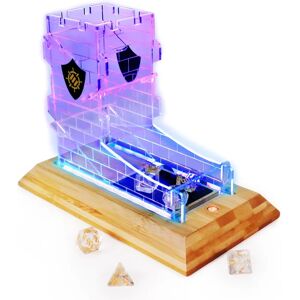Torre de Dados LED Enhance com Conjunto de Dados Transparentes - Acessório de Mesa Torre de Dados LED Enhance com Conjunto de Dados Transparentes - Acessório de Mesa
