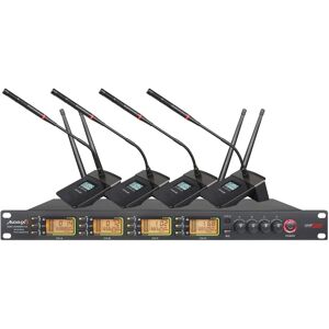 Audibax Sidney Conference 1000 Wireless Conference System - 4 Channels Audibax Sidney Conference 1000 Wireless Conference System - 4 Channels
