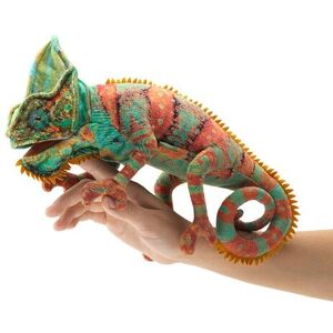 Folkmanis Caméléon - Marionnette en peluche - Publicité Folkmanis Caméléon - Marionnette en peluche - Publicité